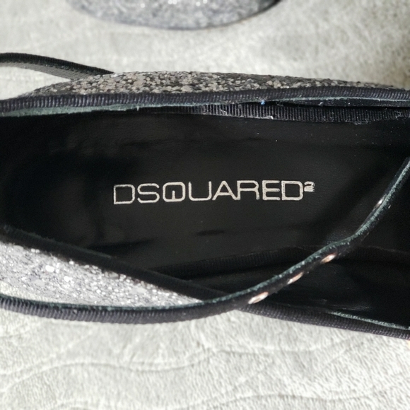 Dsquared2 authentic black and silver  shoes - Picture 3 of 4